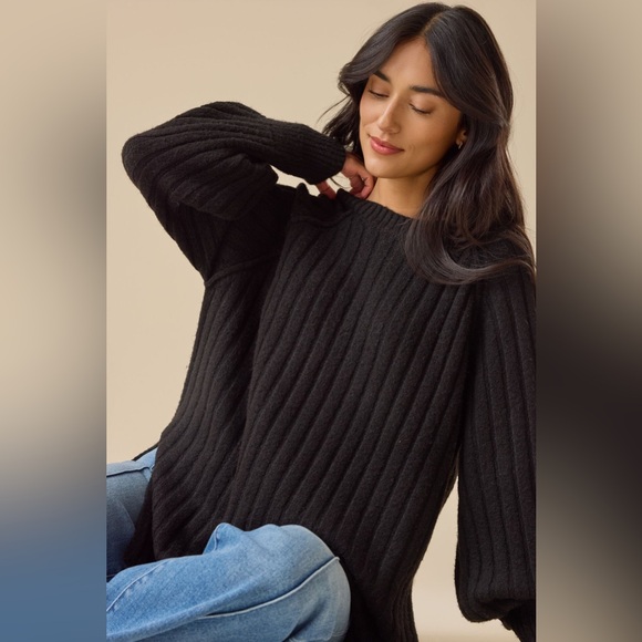 Altar’d State Ribbed Oversized Sweater - Picture 1 of 4